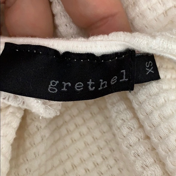 GRETHEL CREAM NEW KNIT TOP SIZE XS - Picture 6 of 6